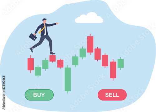 Illustrating of business concept, eps 10