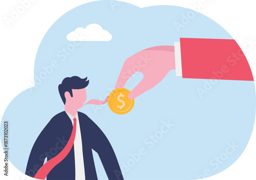 Illustrating of business concept, eps 10