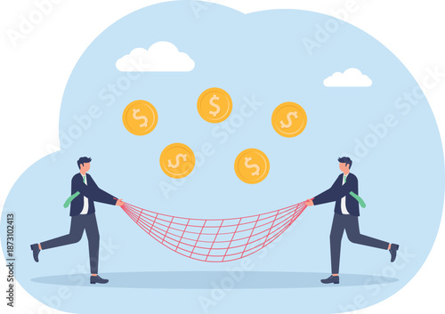 Illustrating of business concept, eps 10