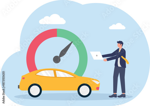 Illustrating of business concept, eps 10