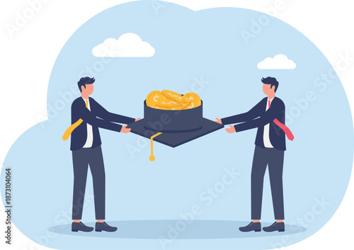 Illustrating of business concept, eps 10