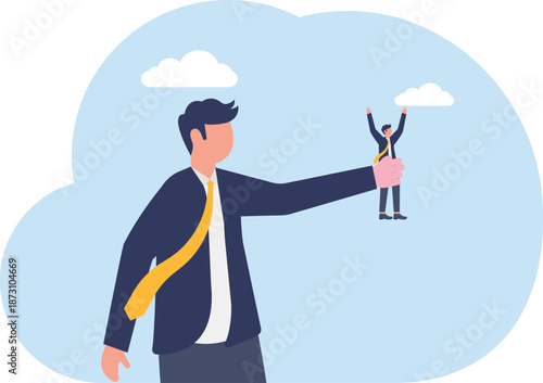 Illustrating of business concept, eps 10