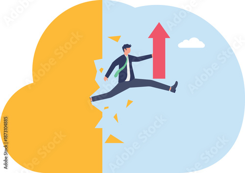 Illustrating of business concept, eps 10