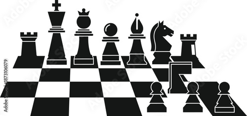 Chess Strategy Business Concept