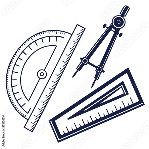 Collection of drawing tools