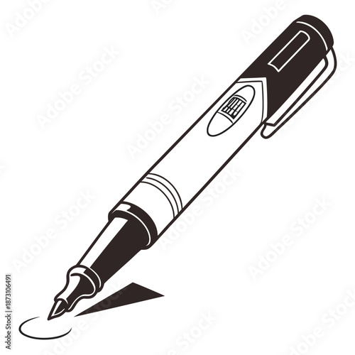 Modern digital pen writing