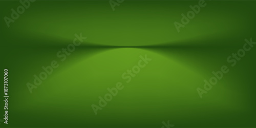 Empty Green Studio background.used for display product eps 10