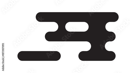 Black traditional Asian-style cloud