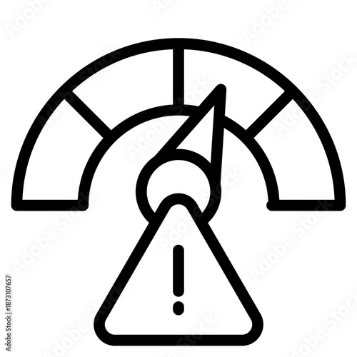 Risk level Warning and attention icons. icon vector illustration