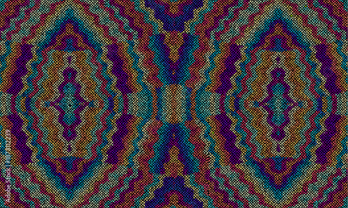 Traditional Australian Aboriginal tribal pattern with intricate dots and lines, aboriginal, indigenous, culture, art. Seamless vector pattern