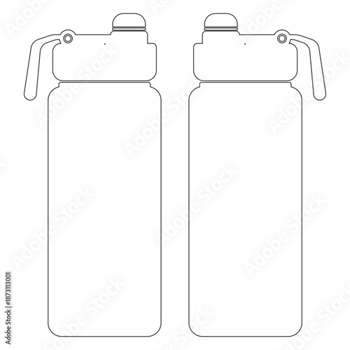 two bottles of water for exercise