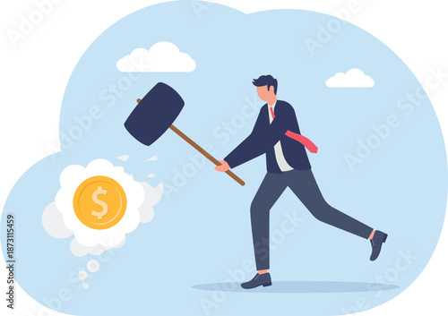 Illustrating of business activities, eps 10