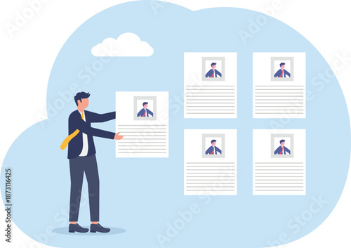 Illustrating of business activities, eps 10