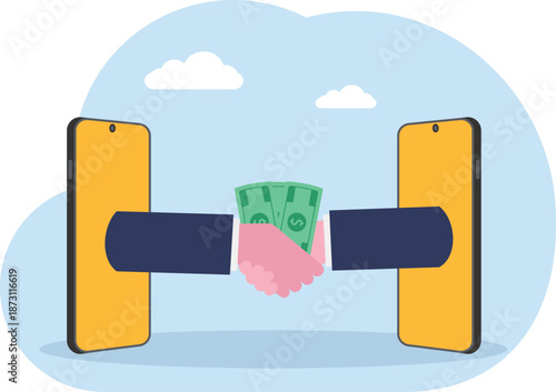 Illustrating of business activities, eps 10