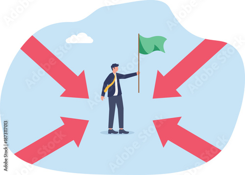 Illustrating of business activities, eps 10