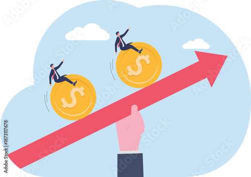 Illustrating of business activities, eps 10