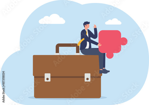 Illustrating of business activities, eps 10