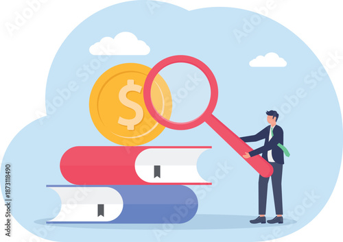 Illustrating of business activities, eps 10