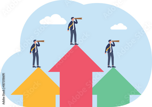 Illustrating of business activities, eps 10