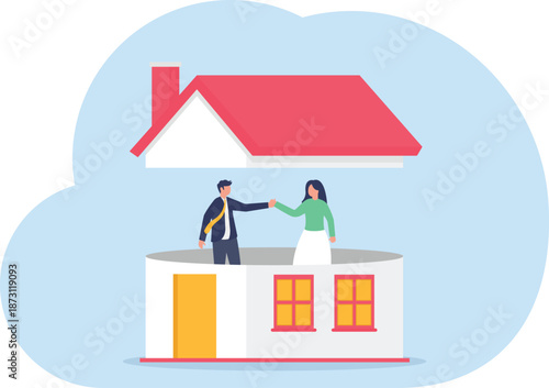 Illustrating of business activities, eps 10