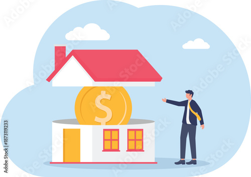 Illustrating of business activities, eps 10