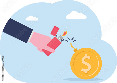 Illustrating of business activities, eps 10