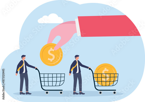 Illustrating of business activities, eps 10