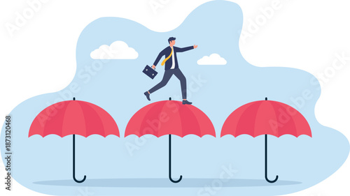 Illustrating of business activities, eps 10