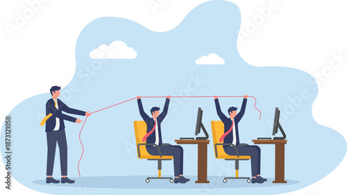 Illustrating of business activities, eps 10