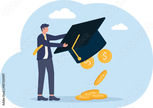 Illustrating of business activities, eps 10