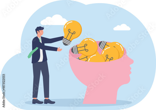 Illustrating of business activities, eps 10