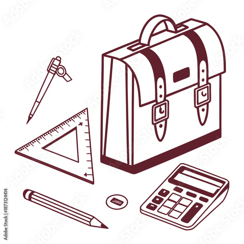 School supplies for learning