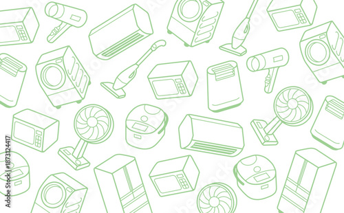 爽やかな新生活のイラスト背景