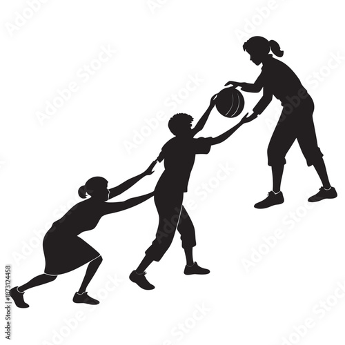 Teamwork in basketball