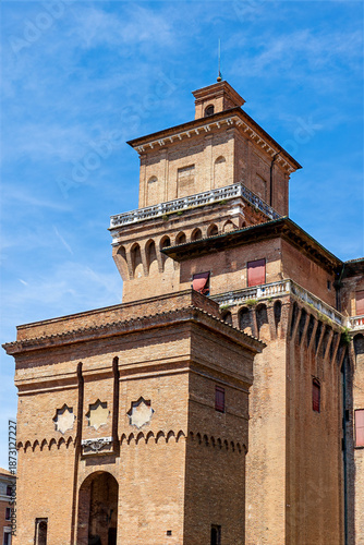 Castello Estense, or Castle of Saint Michael, was the main residence of the medieval and Renaissance rulers of the House of Este in Ferrara. Ferrara, Emilia-Romagna, Italy