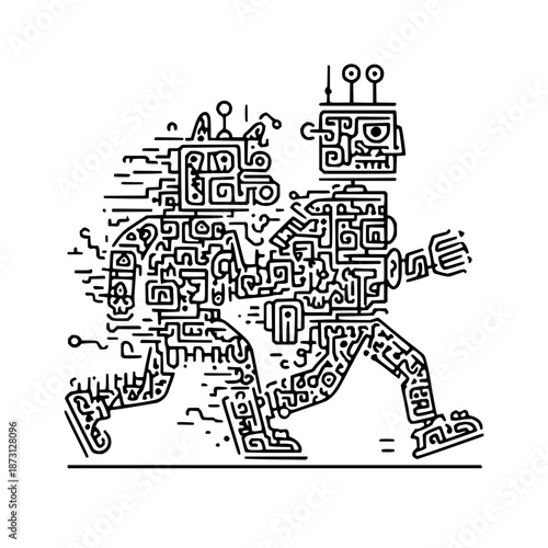 Minimalist Abstract Black Background with Deep Void