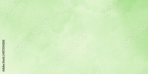 White cloud detail on green natral background and texture with copy space. light green background, faded gradient light green to white color with dark bottom border and glassy bumpy texture. 