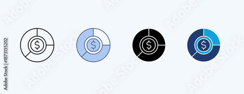 Cost Effectiveness Multiple Icon Illustration Vector
