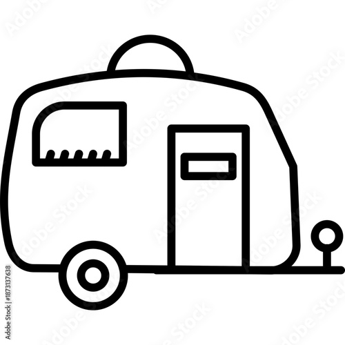 Campervan vehicle Icon