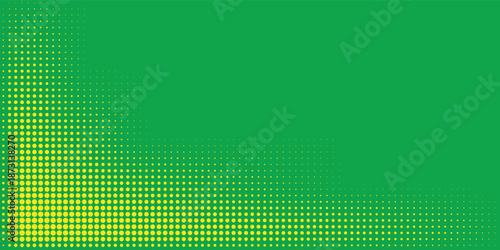 dots halftone yellow green color flat design  background