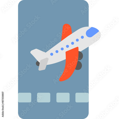 Airplane ticket Icon