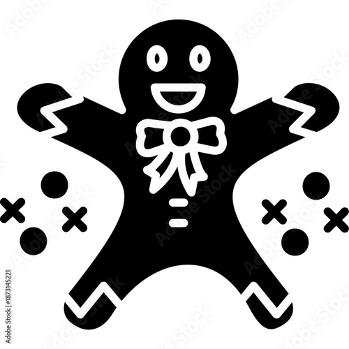 Gingerbread cookie Icon