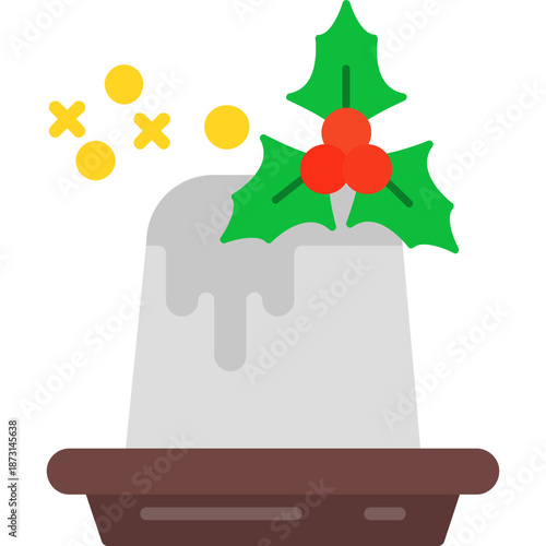 Christmas pudding Icon
