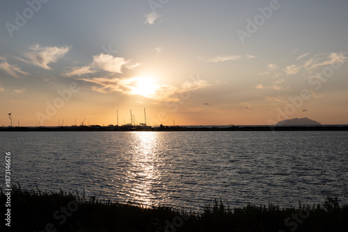 Sicilian salt flats during an aperitif
