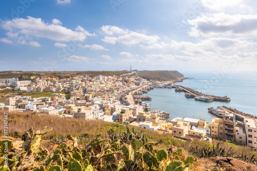 Scenery of Wai An Village on Xiyu Island, Penghu County, Taiwan