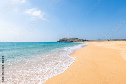Shanshui Beach located at southern Magong City in Penghu County, Taiwan
