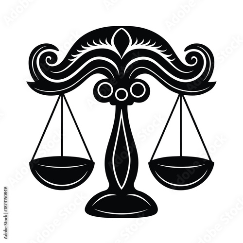 Scales Of Justice Symbol Legal Concept Balance