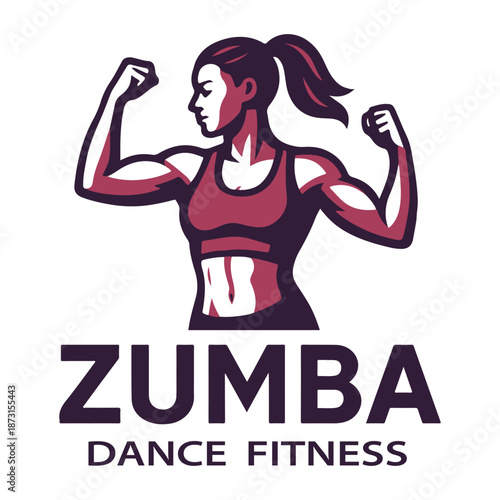 Zumba Dance Fitness Logo Vector Collection