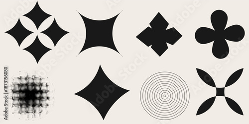 Set of blinking stars, sparks and sparkles. Shining twinkle sunburst shapes collection. Magic light flare pack for design template, poster, banner, brochure, leaflet. Vector glint glitter illustration