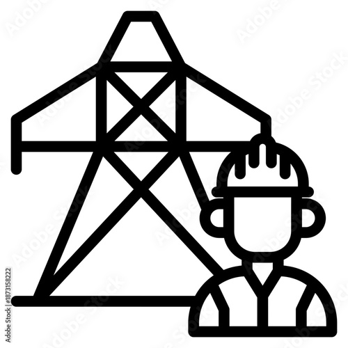 Electrical engineering icon vector illustration